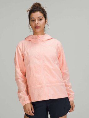 Lululemon Ready to Go Jacket Water Repellent Dew Pink Size 4